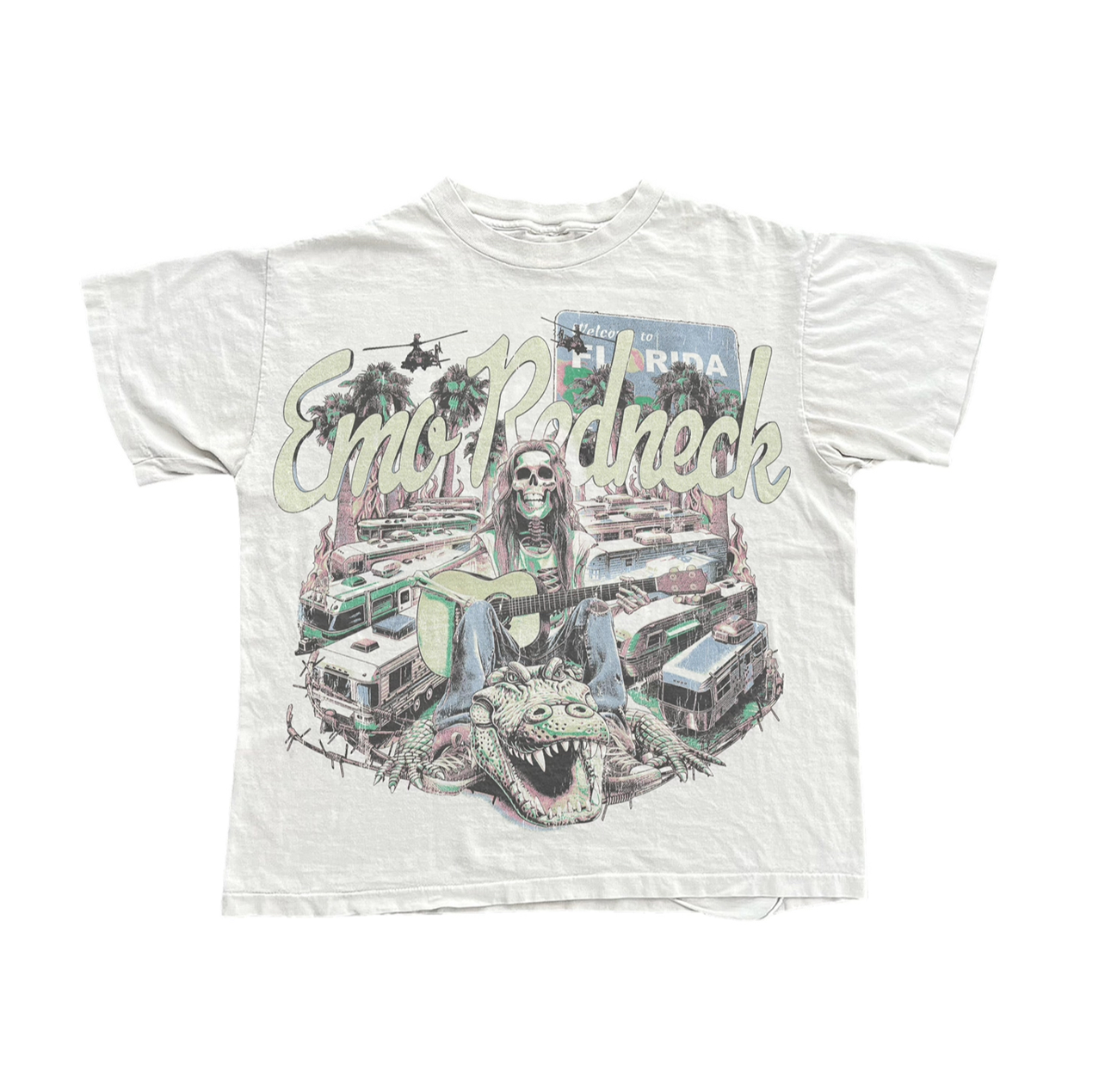 Emo Redneck - White Tee